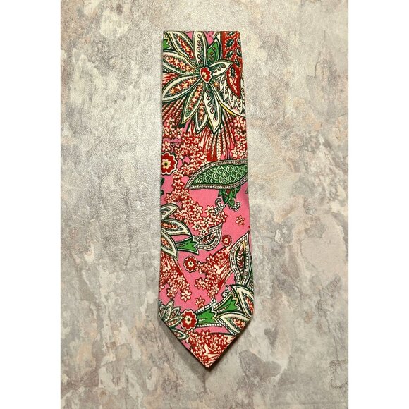 Polo by Ralph Lauren Men's Silk Multicolor Floral Necktie - NWT
